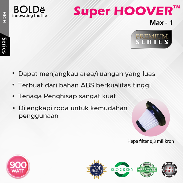 Bolde SUPER HOOVER MAX-1 Magenta